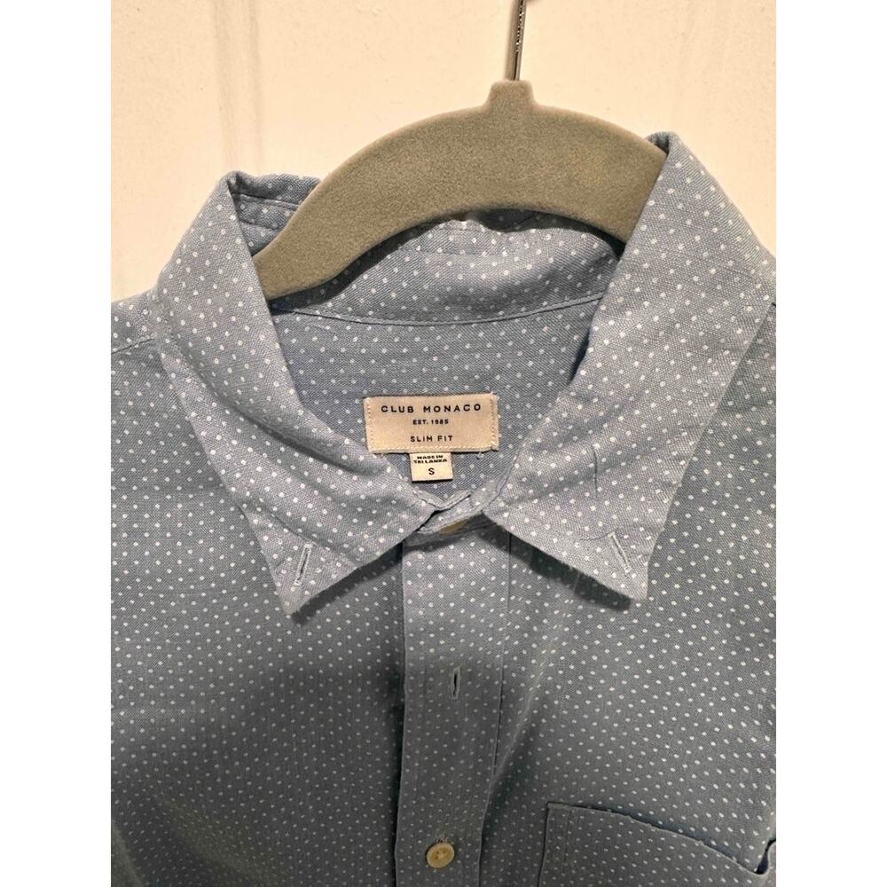 Club Monaco Gray Slim Fit Long Sleeve Button Up Shirt Size S​​
